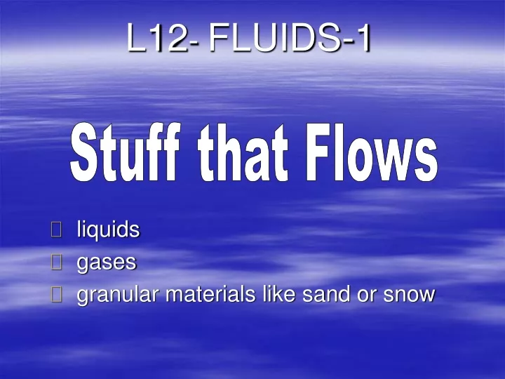 l12 fluids 1