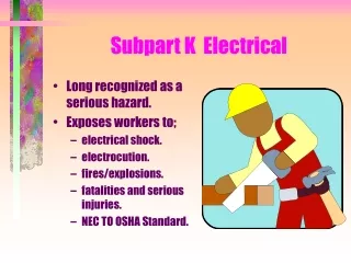 Subpart K  Electrical