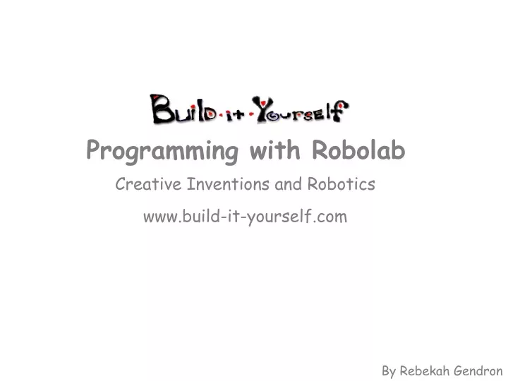 programming with robolab