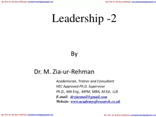 Leadership -2