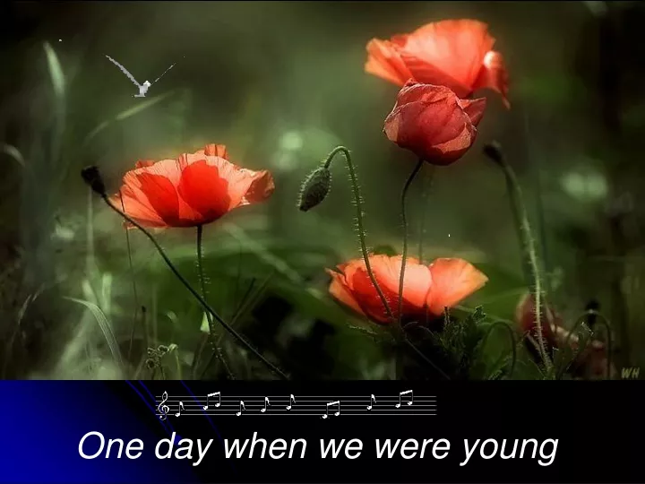one day when we were young