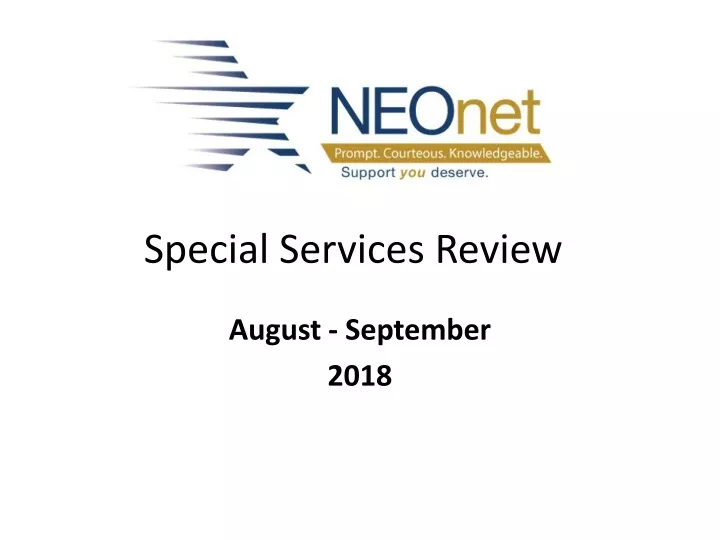 special services review