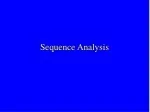 Motif Analysis Framework for Sequence Families: Insights for Gene Expression Control - slide 1