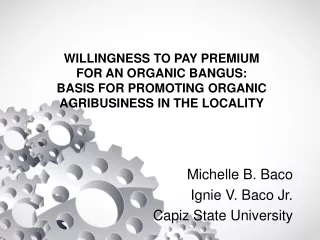 Michelle B. Baco Ignie V. Baco Jr. Capiz State University
