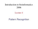 Pattern Recognition - slide 1
