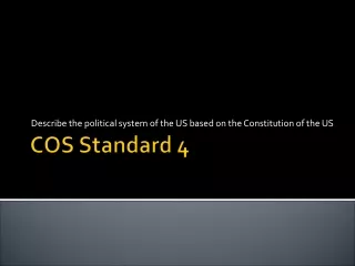 COS Standard 4