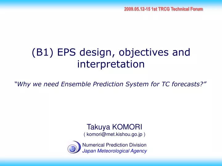 b1 eps design objectives and interpretation