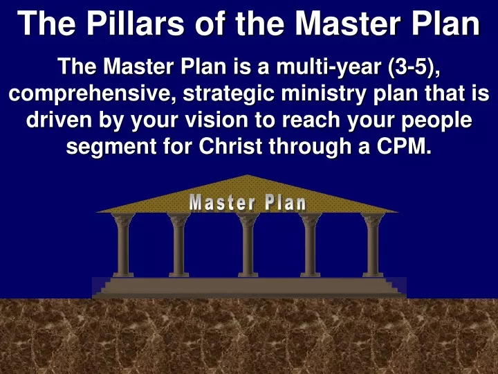master plan