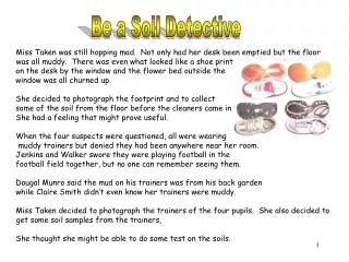 Be a Soil Detective