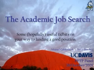 The Academic Job Search