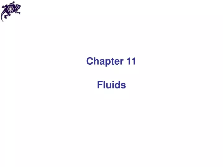 chapter 11 fluids