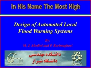 Design of Automated Local Flood Warning Systems