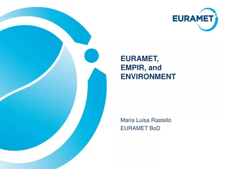euramet empir and environment