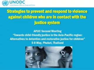 APJJC Second Meeting “Towards child-friendly justice in the Asia-Pacific region: