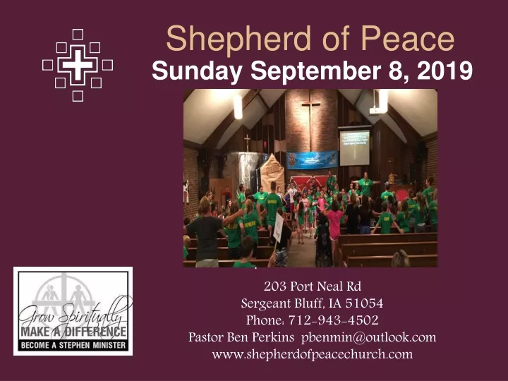 shepherd of peace