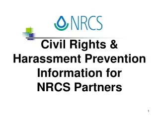 Civil Rights &amp; Harassment Prevention Information for  NRCS Partners