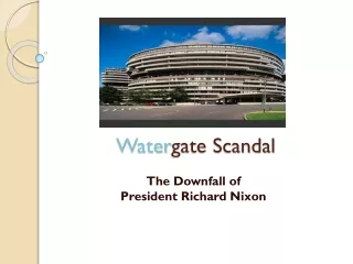 Water gate Scandal