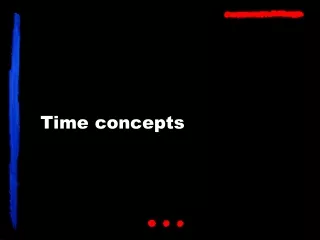 Time concepts