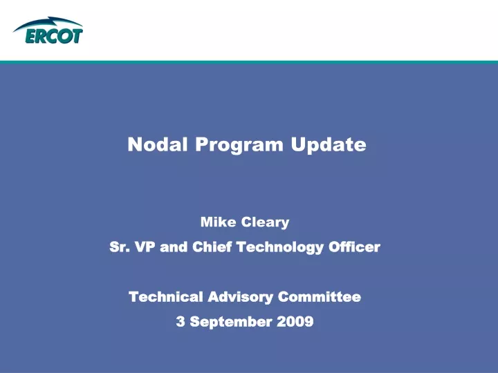 nodal program update