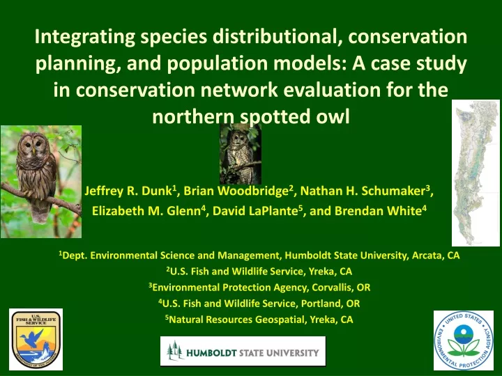 integrating species distributional conservation