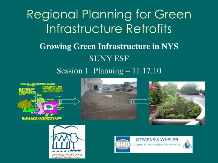 regional planning for green infrastructure retrofits