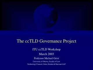 The ccTLD Governance Project