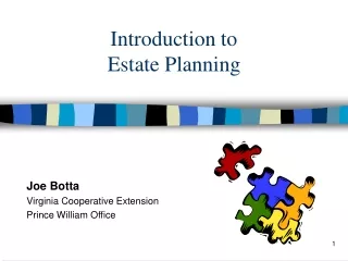 Introduction to  Estate Planning