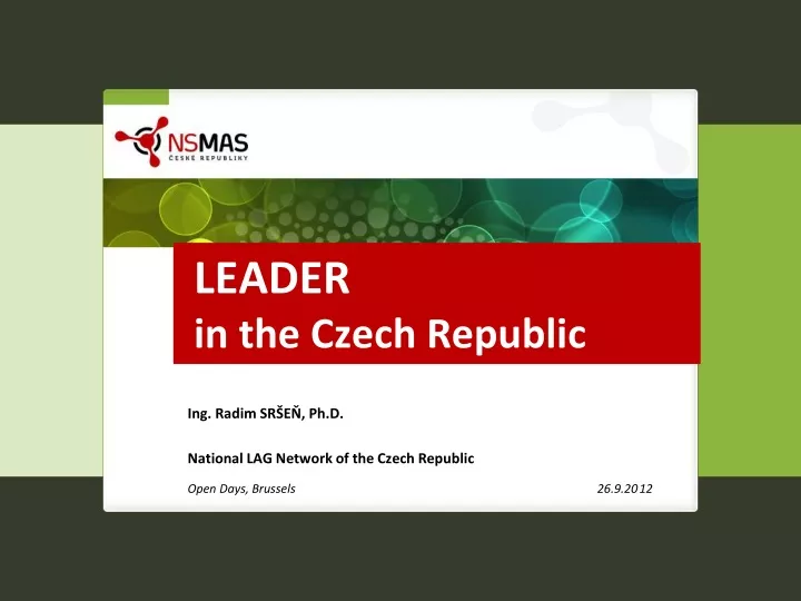 leader in the czech republic