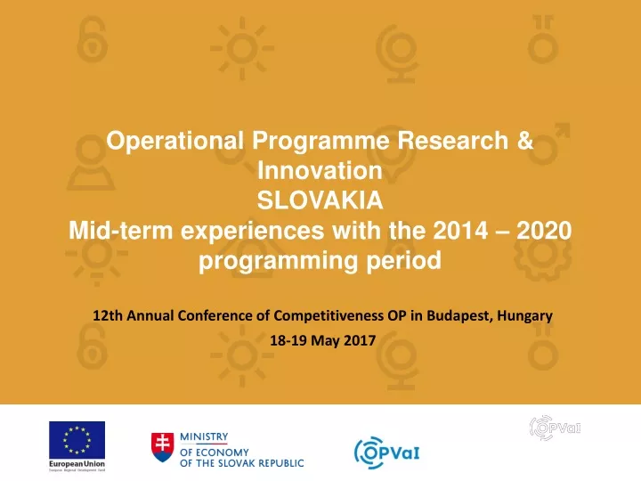 operational programme research innovation