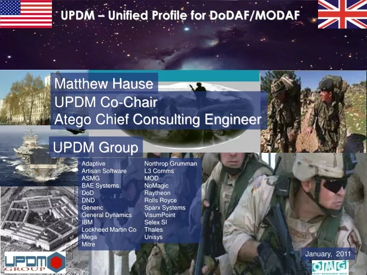 updm unified profile for dodaf modaf