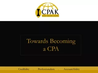 Credibility	.	Professionalism	 .       AccountAbility