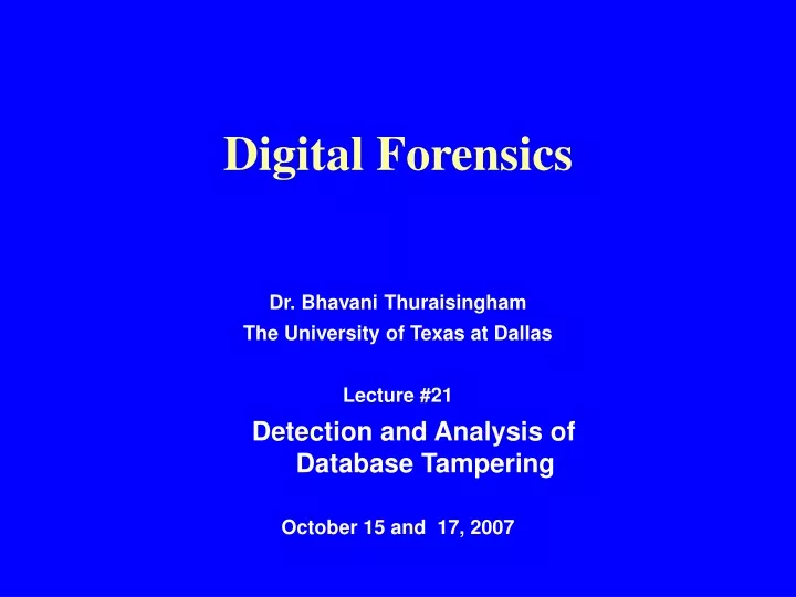 digital forensics