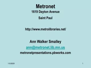 Metronet 1619 Dayton Avenue Saint Paul metrolibraries/