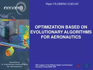 OPTIMIZATION BASED ON EVOLUTIONARY ALGORITHMS FOR AERONAUTICS