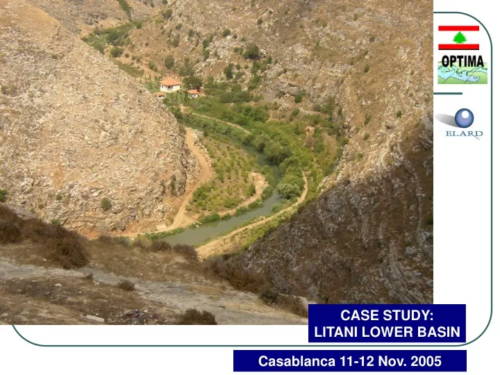 case study litani lower basin