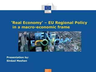 'Real Economy'  –  EU Regional Policy in a macro-economic  frame