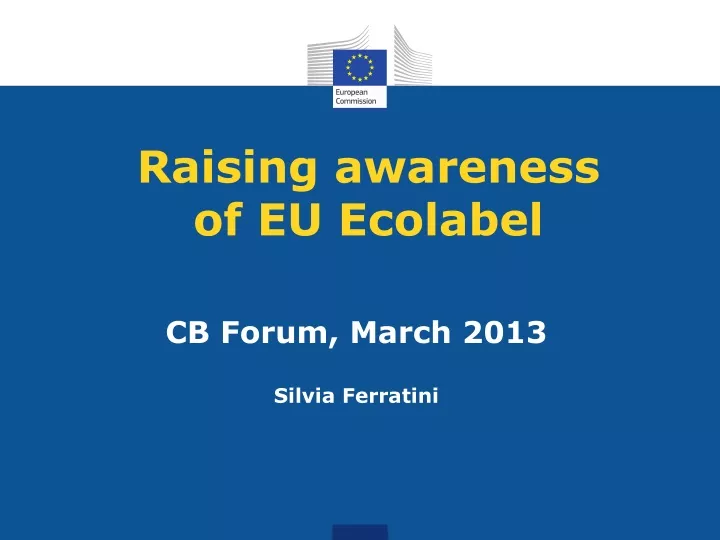 raising awareness of eu ecolabel