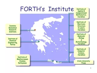 FORTH’s  Institutes