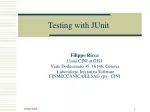 Testing with JUnit