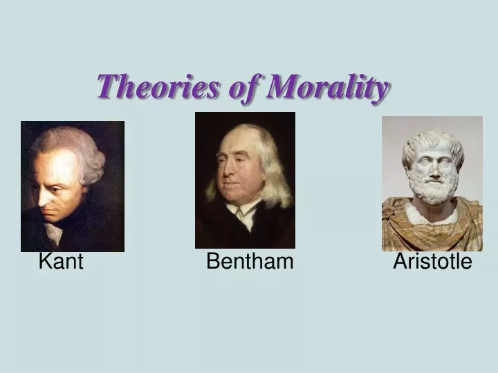 theories of morality