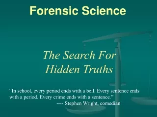 Forensic Science