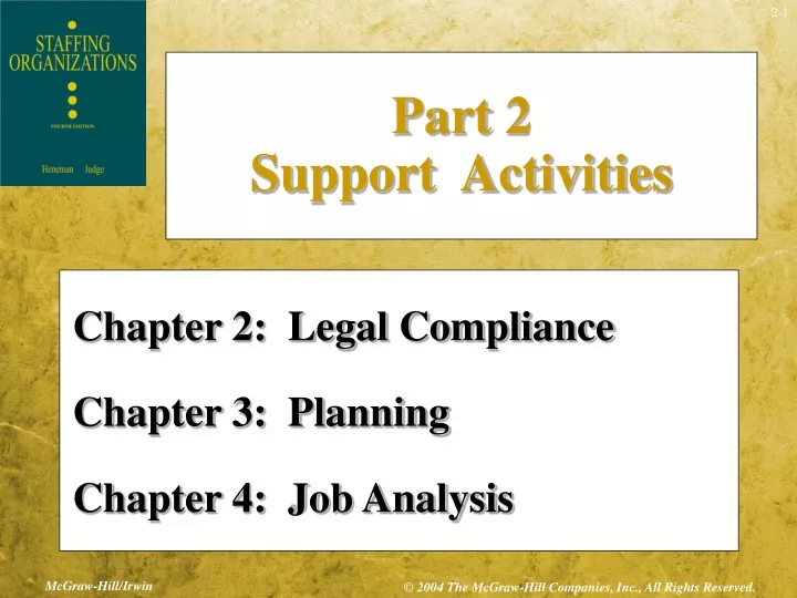 part 2 support activities