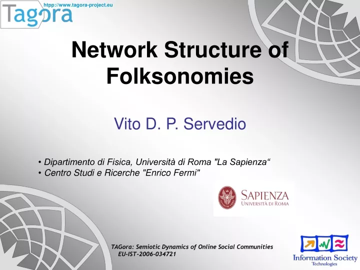 network structure of folksonomies