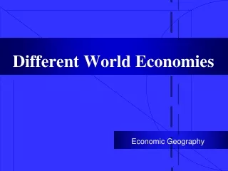 Different World Economies