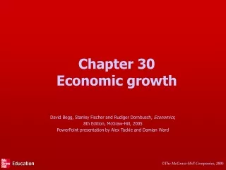 Chapter 30 Economic growth