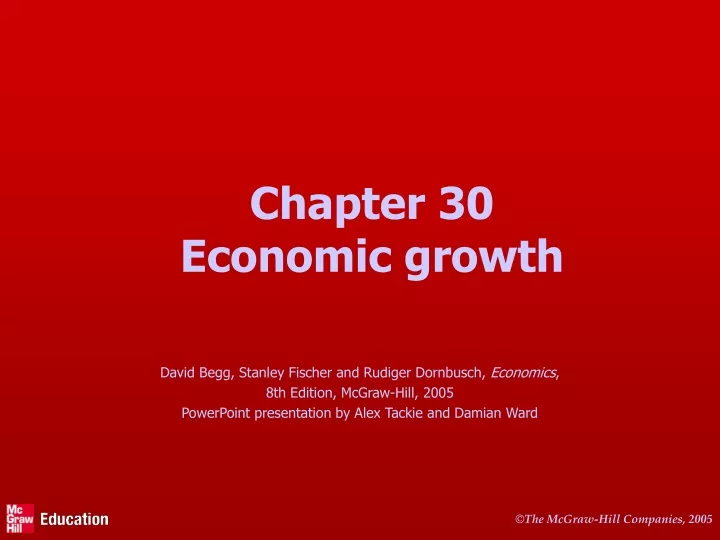 chapter 30 economic growth