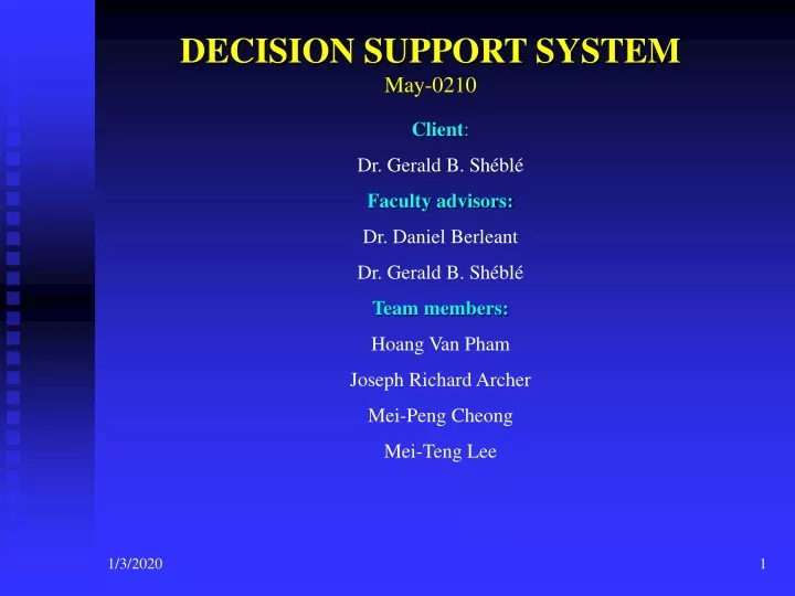 decision support system may 0210