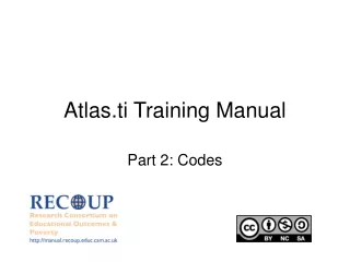 Atlas.ti Training Manual