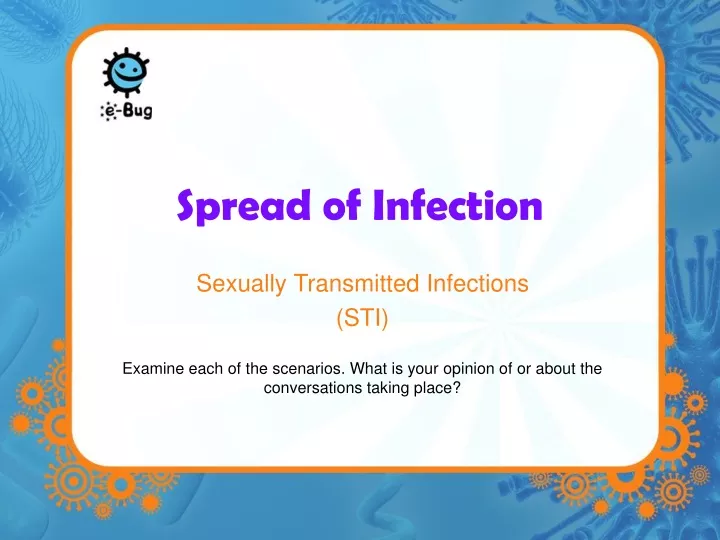 spread of infection