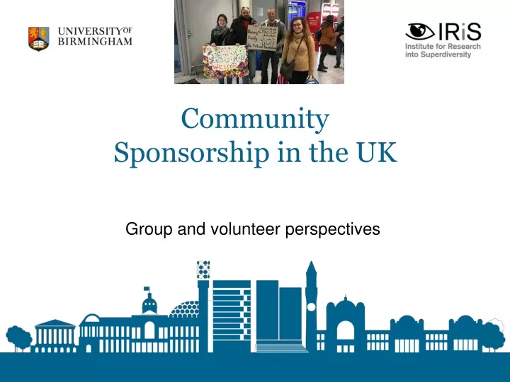 community sponsorship in the uk